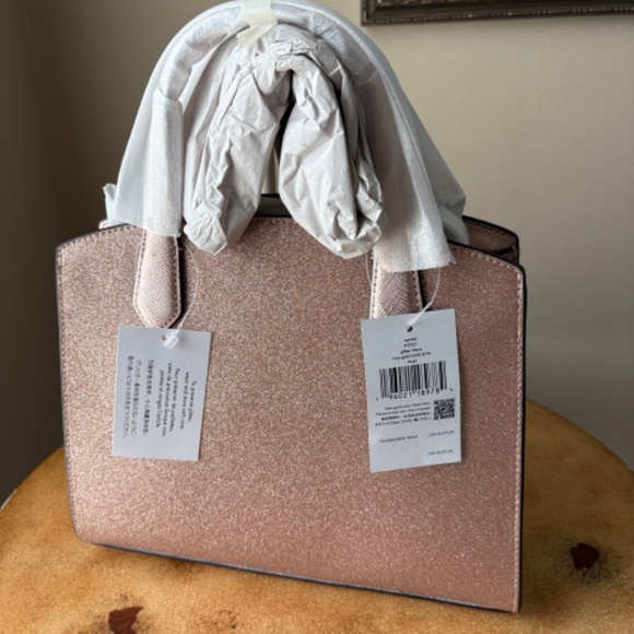 Kate Spade Rose Gold Tinsel Satchel - Picture 4 of 13